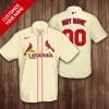 Custom Your Name St. Louis Cardinals Hawaii Shirt TY32