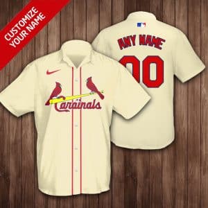 Custom Your Name St. Louis Cardinals Hawaii Shirt TY32