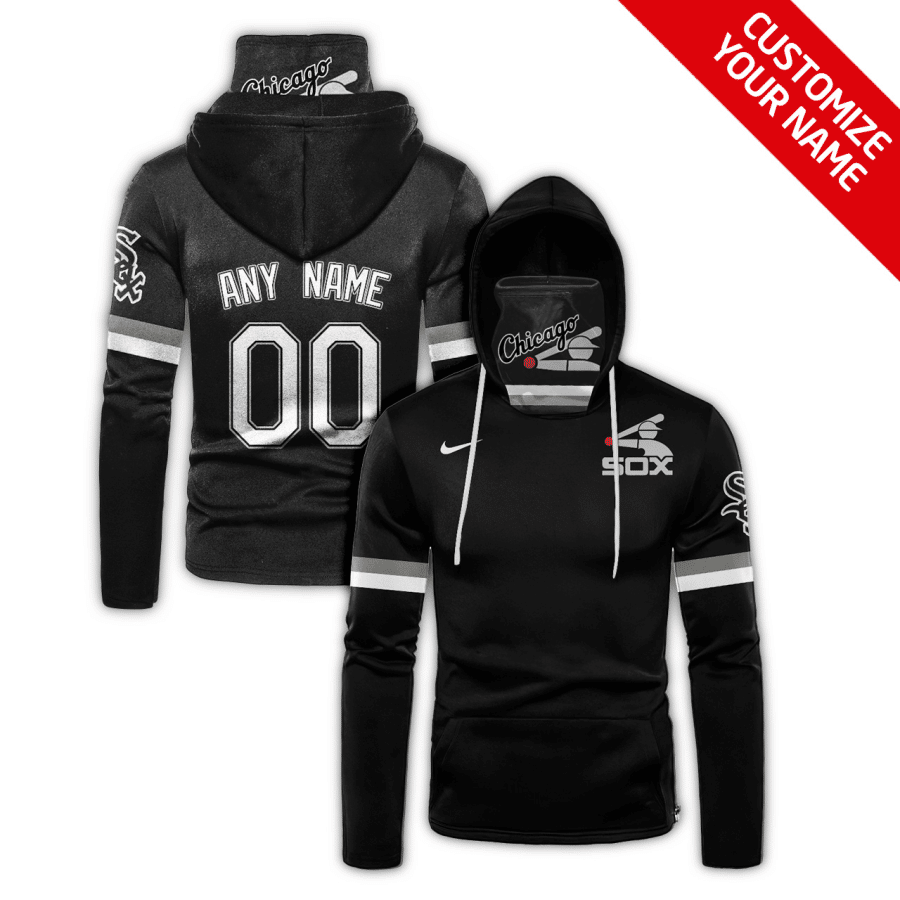 Custom Your Name Chicago White Sox Hoodie Mask OE39