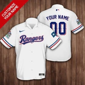Custom Your Name Texas Rangers Hawaii Shirt HL30
