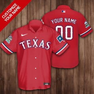 Custom Your Name Texas Rangers Hawaii Shirt HK92