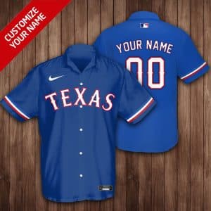 Custom Your Name Texas Rangers Hawaii Shirt KA82