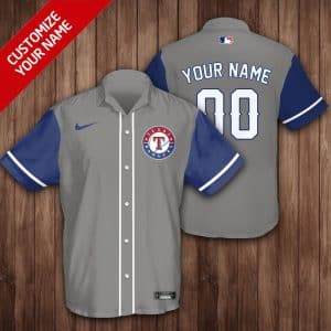 Custom Your Name Texas Rangers Hawaii Shirt AK19