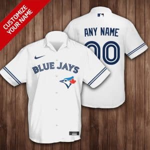 Custom Your Name Toronto Blue Jays Hawaii Shirt YC99