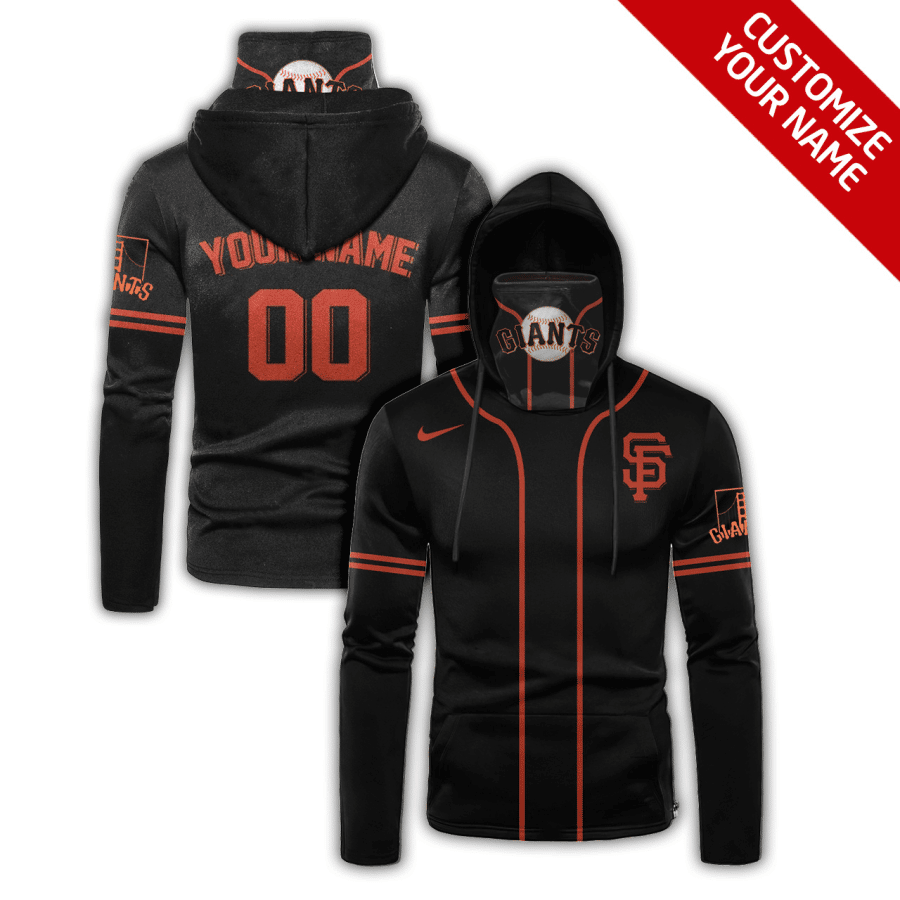 Custom Your Name San Francisco Giants Hoodie Mask IK39