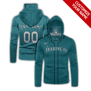 Custom Your Name Seattle Mariners Hoodie Mask HE13