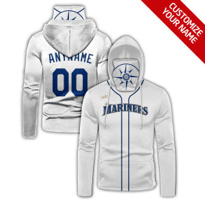 Custom Your Name Seattle Mariners Hoodie Mask TH68