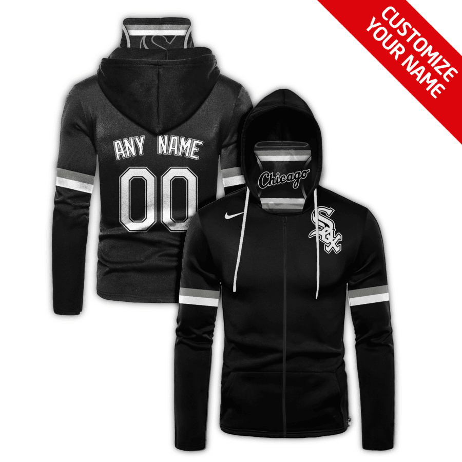 Custom Your Name Chicago White Sox Hoodie Mask UD93