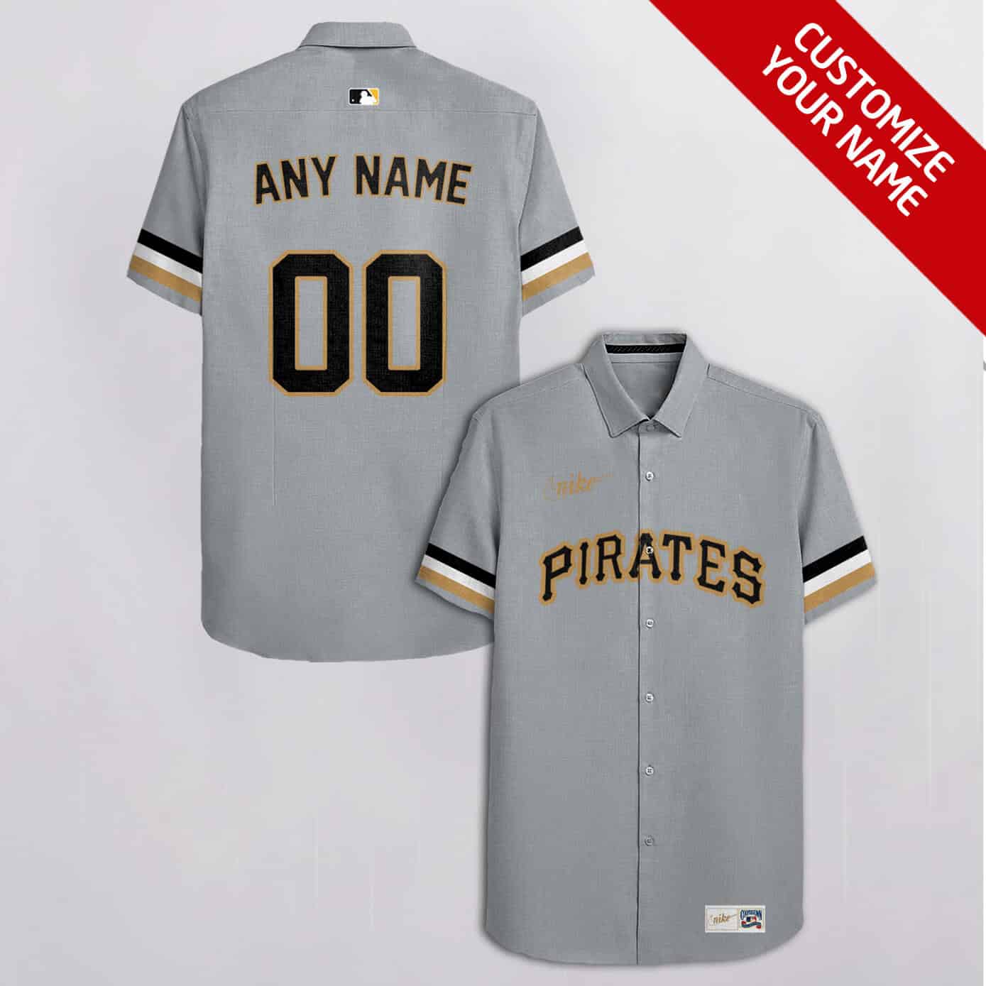 Custom Your Name Pittsburgh Pirates Hawaii Shirt SJ43