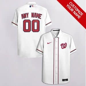 Custom Your Name Washington Nationals Hawaii Shirt FN53
