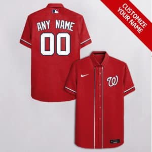 Custom Your Name Washington Nationals Hawaii Shirt GY45