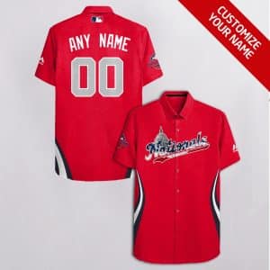 Custom Your Name Washington Nationals Hawaii Shirt AB34