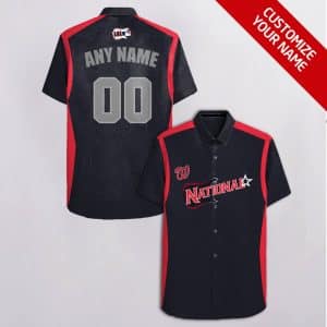 Custom Your Name Washington Nationals Hawaii Shirt DT45