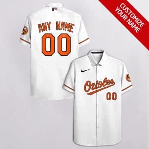 Custom Your Name Baltimore Orioles Hawaii Shirt GJ35