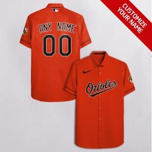 Custom Your Name Baltimore Orioles Hawaii Shirt NG33