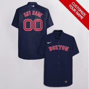 Custom Your Name Boston Red Sox Hawaii Shirt GB33