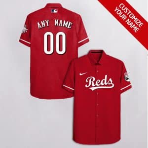 Custom Your Name Cincinnati Reds Hawaii Shirt KG77
