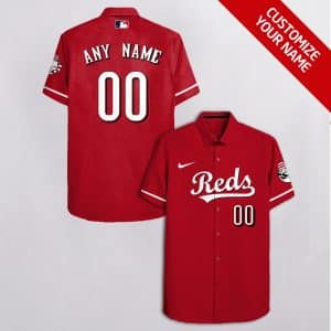 Custom Your Name Cincinnati Reds Hawaii Shirt HJ55