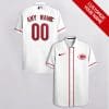 Custom Your Name Cincinnati Reds Hawaii Shirt JC73
