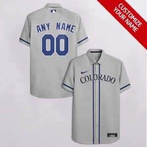 Custom Your Name Colorado Rockies Hawaii Shirt AL97