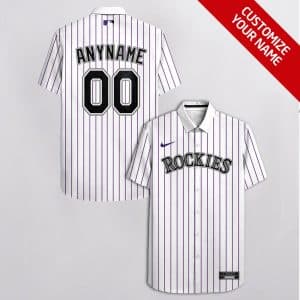 Custom Your Name Colorado Rockies Hawaii Shirt YH41