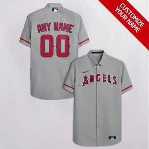 Custom Your Name Los Angeles Angels Hawaii Shirt PE33