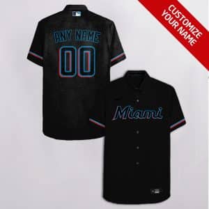 Custom Your Name Miami Marlins Hawaii Shirt NS39