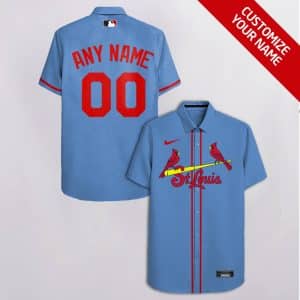 Custom Your Name St. Louis Cardinals Hawaii Shirt HS30