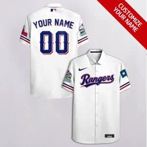 Custom Your Name Texas Rangers Hawaii Shirt RR39