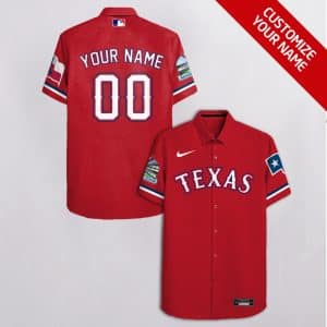 Custom Your Name Texas Rangers Hawaii Shirt RR39
