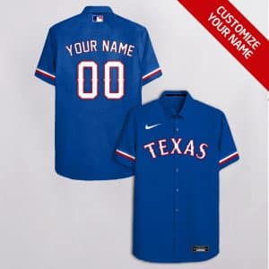 Custom Your Name Texas Rangers Hawaii Shirt FF39