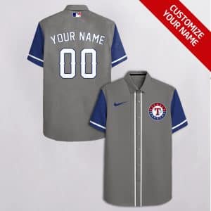 Custom Your Name Texas Rangers Hawaii Shirt YU99