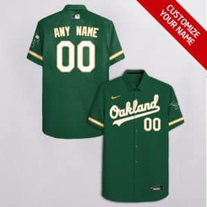 Custom Your Name Oakland Athletics Hawaii Shirt GN21