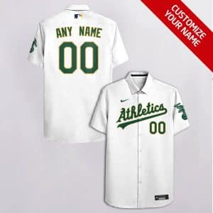 Custom Your Name Oakland Athletics Hawaii Shirt JF35