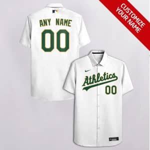 Custom Your Name Oakland Athletics Hawaii Shirt KU66