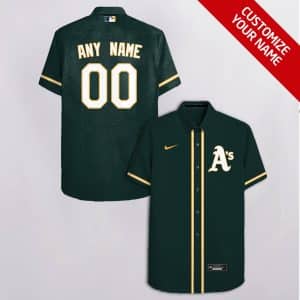Custom Your Name Oakland Athletics Hawaii Shirt LP02