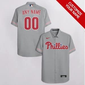 Custom Your Name Philadelphia Phillies Hawaii Shirt TU37