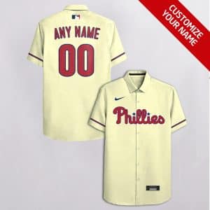 Custom Your Name Philadelphia Phillies Hawaii Shirt GB39