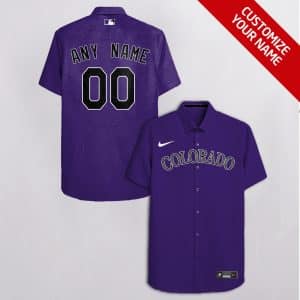 Custom Your Name Colorado Rockies Hawaii Shirt LC29