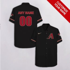 Custom Your Name Arizona Diamondbacks Hawaii Shirt GK06