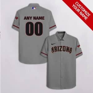 Custom Your Name Arizona Diamondbacks Hawaii Shirt GN44
