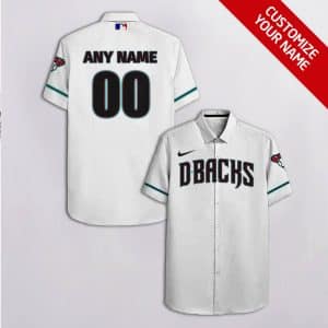 Custom Your Name Arizona Diamondbacks Hawaii Shirt WJ38