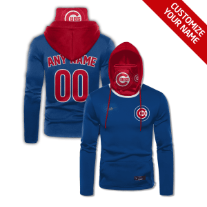 Custom Your Name Chicago Cubs Hoodie Mask HE91