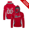Custom Your Name Washington Nationals Hoodie Mask KE83