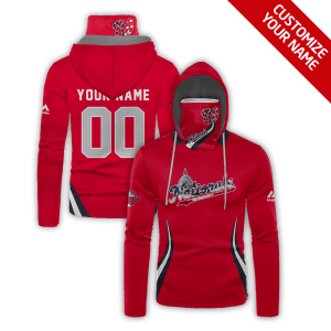 Custom Your Name Washington Nationals Hoodie Mask KE83