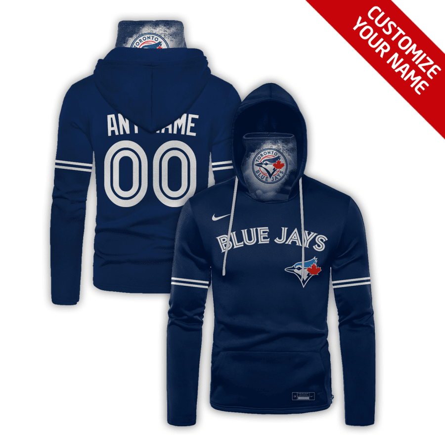 Custom Your Name Toronto Blue Jays Hoodie Mask AU39