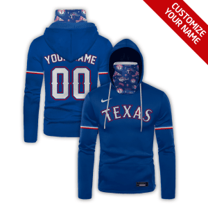 Custom Your Name Texas Rangers Hoodie Mask TK60