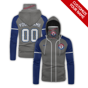 Custom Your Name Texas Rangers Hoodie Mask TK04