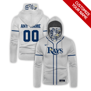 Custom Your Name Tampa Bay Rays Hoodie Mask JT42