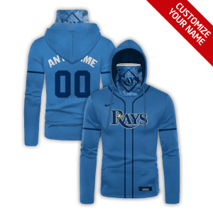 Custom Your Name Tampa Bay Rays Hoodie Mask HU51